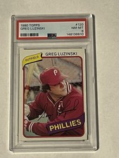 1980 Topps - Greg Luzinski #120 PSA Grade 8