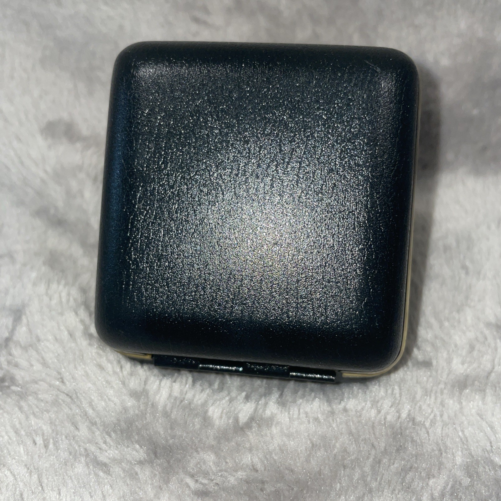 Vintage Spartus  Foldable Travel Alarm Clock Battery Glow In The Dark Hands