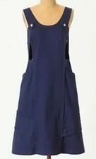 Meadow Rue Anthropologie Romper Dress Navy Size 6