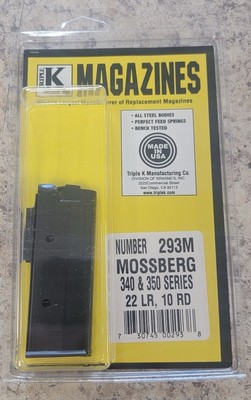 MOSSBERG 340B 340KB 340K 340KD 340BA 342KC 10 RD .22 LR Triple K 293M MAGAZINE