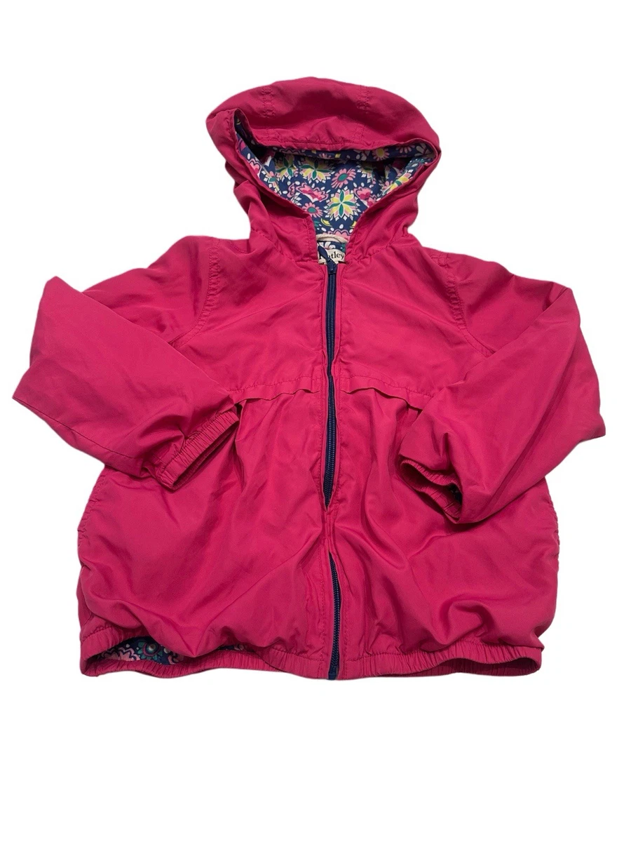 Hatley Giacca Impermeabile Bambine Splash Jacket: Rossa Con Fodera In Pile, Senza PVC