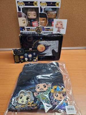 Funko Pop! Marvel Collector Corps Marvel Eternals Mystery Box 4pc - ( XL SHIRT)