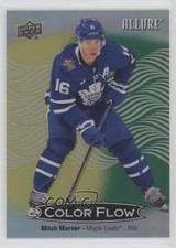 2024-25 Upper Deck Allure Color Flow Yellow Green Mitch Marner #CFL-36 1lh3
