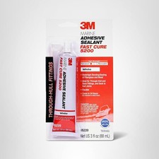3 Pack 3M Marine Adhesive Sealant 5200 Fast Cure White, 05220 3 oz NEW