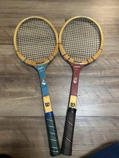 Antique Vintage 1950s Wilson Sport Wood Wooden Maple Tennis Racket Racquet