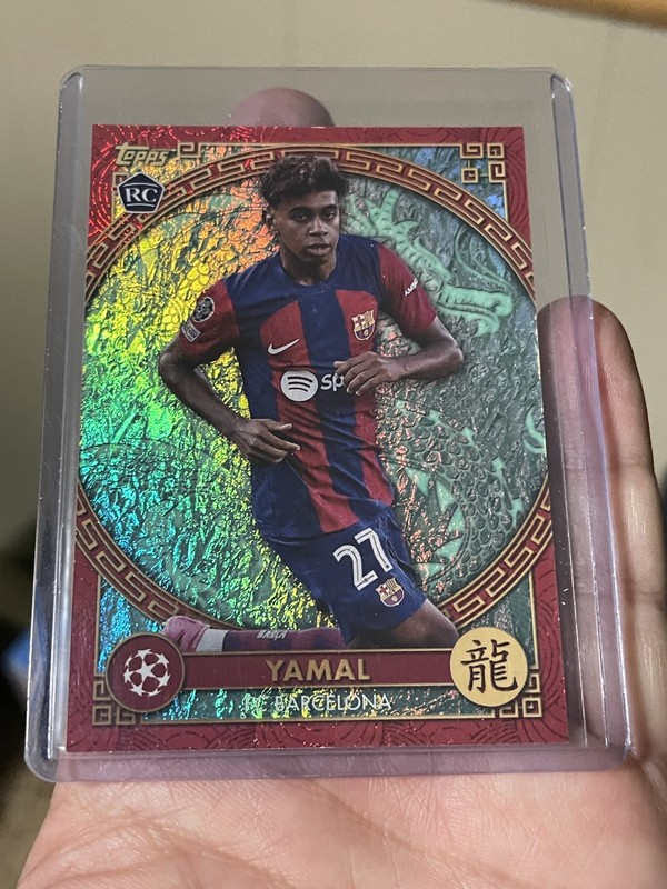 2023-24 Topps Jade Edition LAMINE YAMAL Chinese New Year RC, FC Barcelona ⚽️🐉🔥