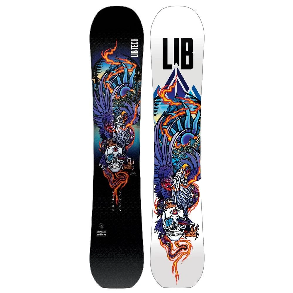 スノーボード LIBTECH RAT TAIL 159cm 2015-16 Lib Tech Snowboard Rasman 159, Blk⁄multi - Five Boro LIBTECH RAT