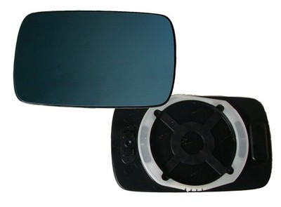 Spiegelglas rechts für BMW E30 E28 E23 Spiegel Gas blau Konvex Rückspiegel