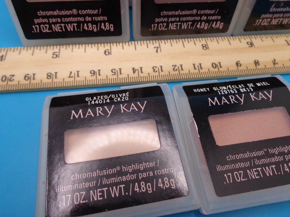 5 Mary Kay Chromafusion CONTOUR & HIGHLIGHTERS GLAZED,HONEY GLOW,COCOA & LATTE - Image 3 of 4