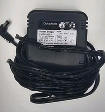 Dictaphone 862315 Power Supply Adapter For Models Recorders 1740 50 2740 50 3740