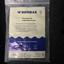 Bombas Underwear Black Size XS/S New With Tag