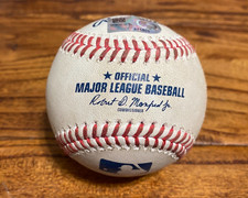 Guardians vs Giants Game Used Baseball 6/17/2025 Robbie Ray to David Fry MLB