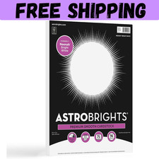 Bright White Cardstock 8.5 X 11 65 Lb/176 Gsm White 75 paper Sheets