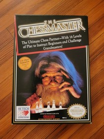 Chessmaster Nintendo NES In Box CIB VIDEOGIOCO OTTIMO SCACCHI 3 VITI 1989