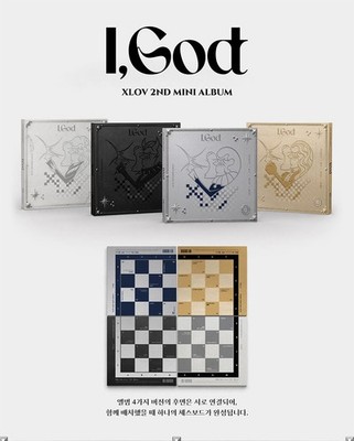 XLOV [I,GOD] 2nd Mini Album 4 Ver SET/4CD+4 Photo Book+8 Card+4