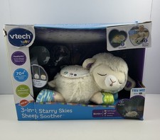 VTECH 3in1 Stary Skies Sheep Shooter Cry Activated Soft Lamb Baby Crib Toy NEW 