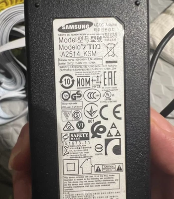Original Samsung 14V 1.788A 25W A2514-KSM Laptop AC Adaptateur secteur - Photo 1/3