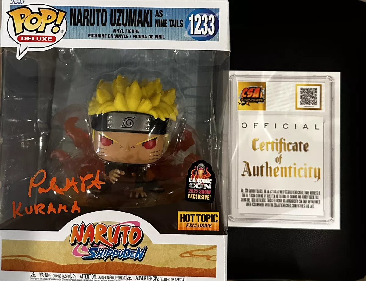 Funko Pop! Deluxe Naruto Shippuden Naruto Uzumaki as Nine Tails 2022 LACC  Hot Topic Exclusive Figure #1233 - US