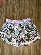 Under Armour Girls Heat Gear Athletic Shorts Size YSM