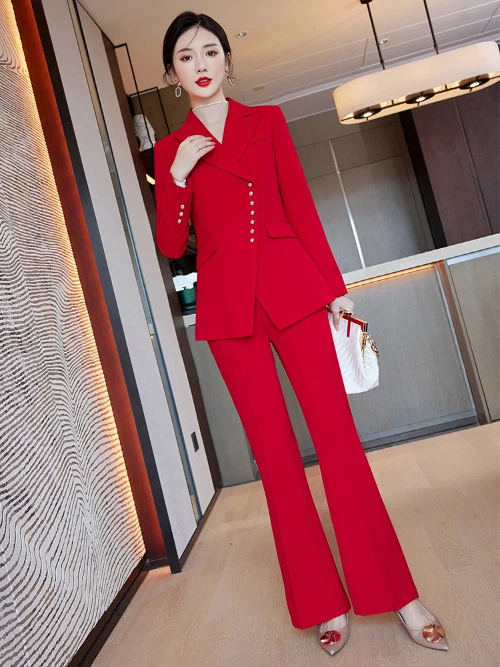 Ladies black formal pants deals suit