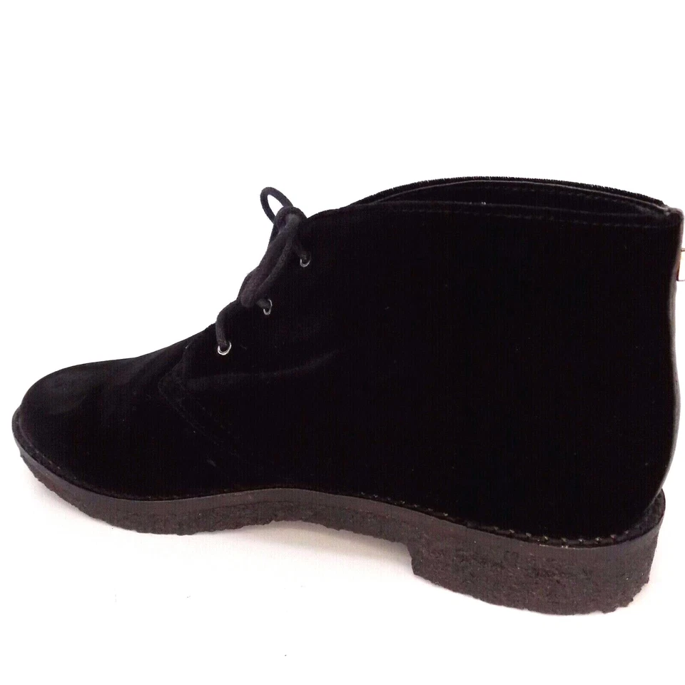 ¡NUEVO! Botines informales al tobillo Mark Fisher ML Dixie para mujer talla 7,0 medianos, terciopelo negro Foto 4 de 4