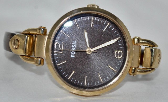 fossil tortoise shell watch