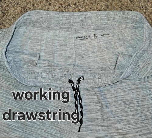 Old Navy Boys Breathe On Activewear Shorts Grey XL (14/16) Plus - Picture 2 of 4