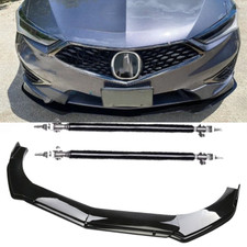 Front Bumper Lip Splitter Spoiler Strut Rods Bar Rods For Acura Integra I