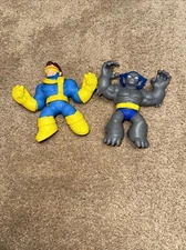 Marvel Moose Stretchy Wolverine And Cyclops 