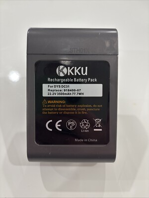 KKU 22.2V DC31 Battery Replacement for Dyson Type A DYS DC35 DC34 DC45 918400-07