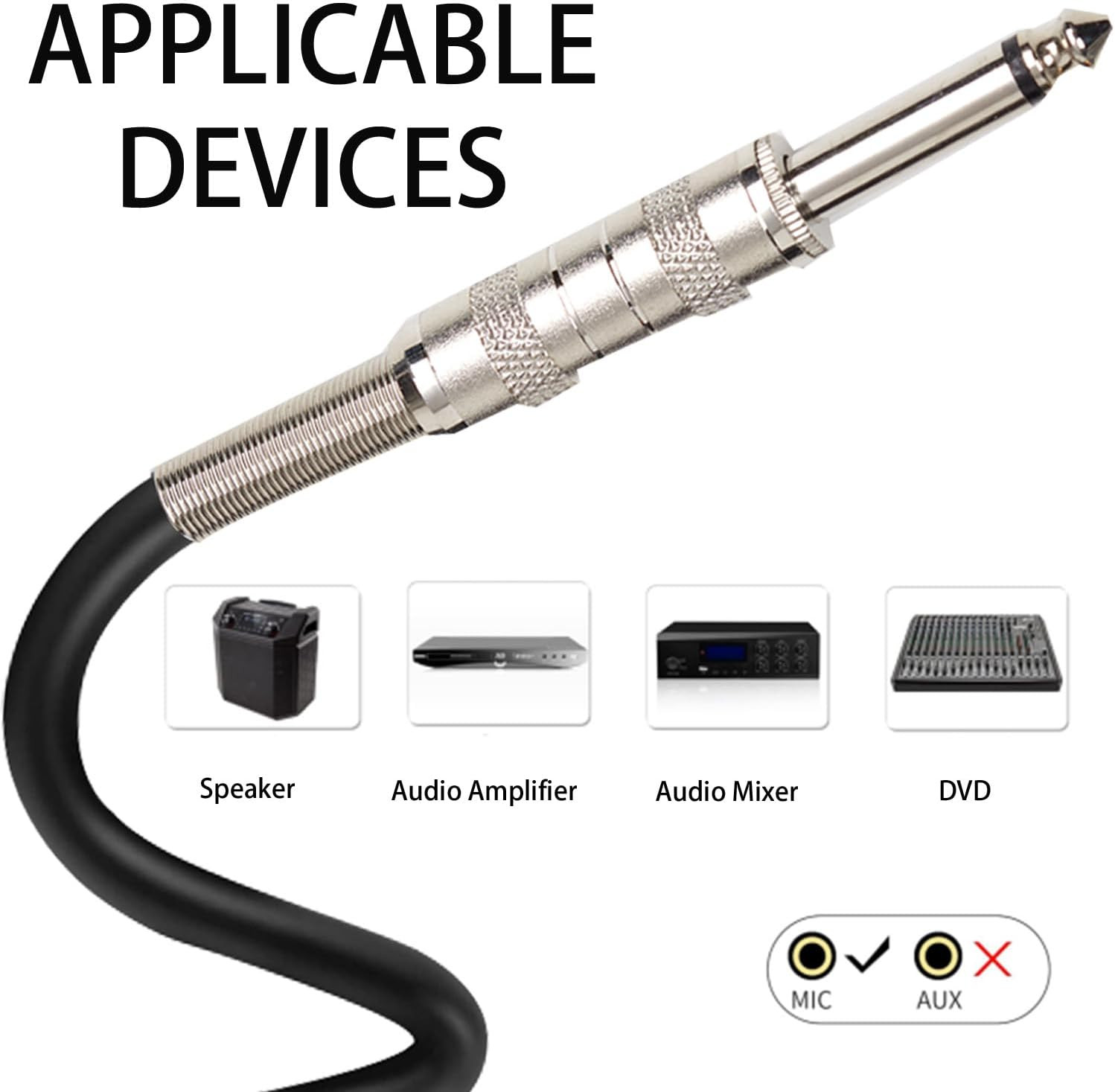 Dynamic Vocal Microphone for Karaoke Speaker,Wired Handheld Mic with on