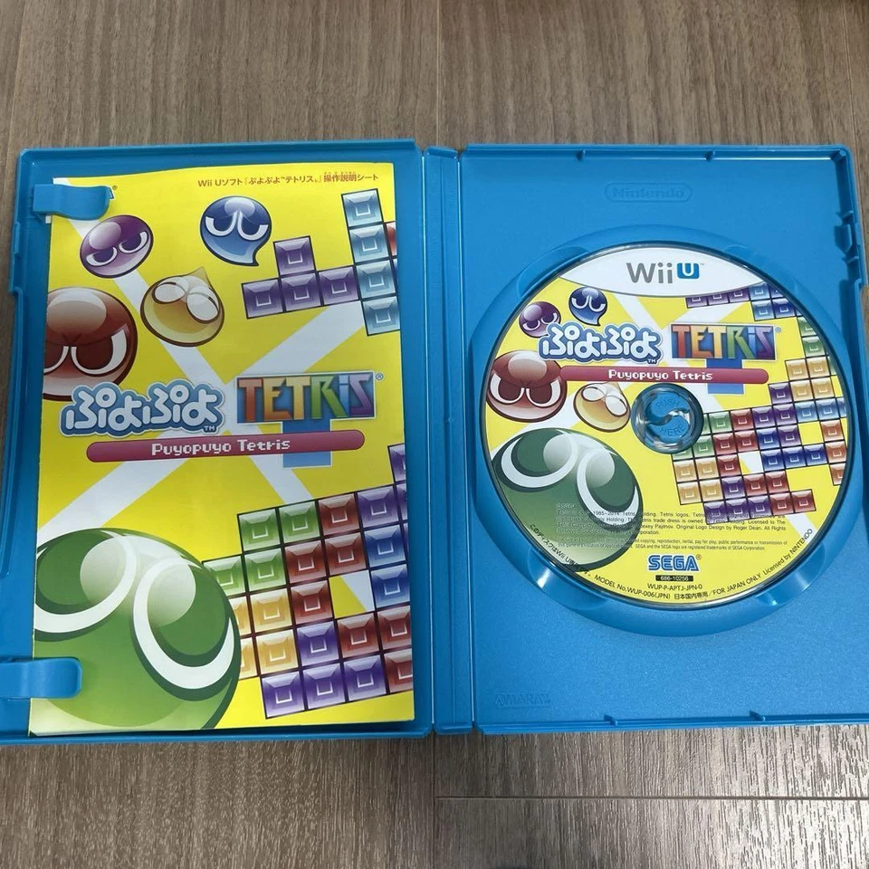 Puyo Puyo Tetris Nintendo Wii U SEGA Puzzle Game WUP-P-APTJ with Case Japan 88 - Image 3 of 3