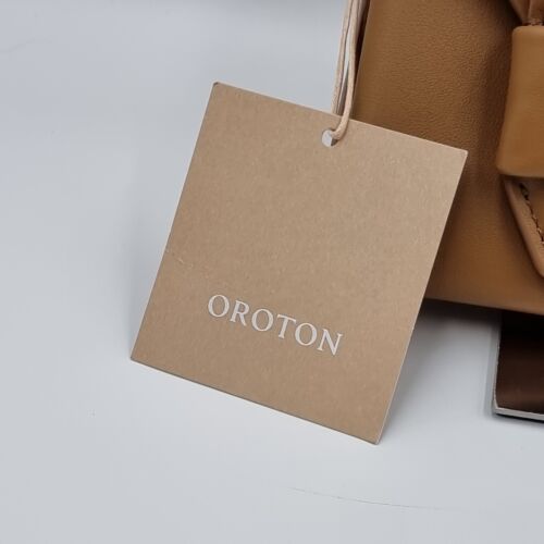 Oroton Wilde Dark Rye Genuine Leather Small Day Bag Shoulder Crossbody Purse New - Picture 3 of 14