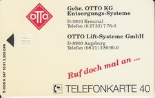 K 547 ohne Chip - Rückeite V 12   - Testkarte Demokarte  Rarität !!!   (PoBo1)