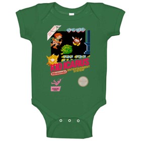 Kid Icarus Retro Nes Box Art Baby One Piece