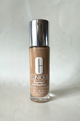 Clinique beyond perfecting foundation+concealer 11 honey 1oz/30ml NWOB 