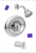 Moen Chateau Single Handle Tub & Shower Faucet Trim Kit Polished Chrome TL2369EP