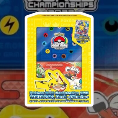 Pokemon Card Game Scarlet & Violet Yokohama Deck Pikachu 2023 Tin