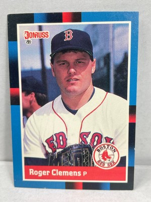 1988 Donruss #51 Roger Clemens Baseball Card MLB Boston Red Sox FREE SHIPPING