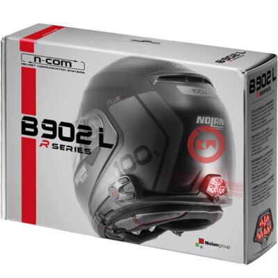 N-COM B902L R Serie Intercom Notbremslicht Notfall ESS Helm Nolan N44/EVO