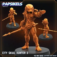 City Skull Hunter 3 Papsikels Miniature AvP, Predator