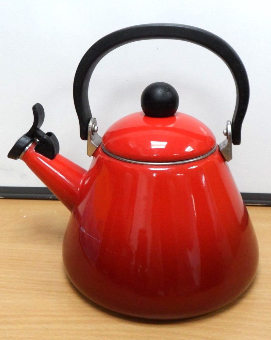 LE CREUSET Stove Top Kettle RED/CERISE 1.6 LITERS eBay