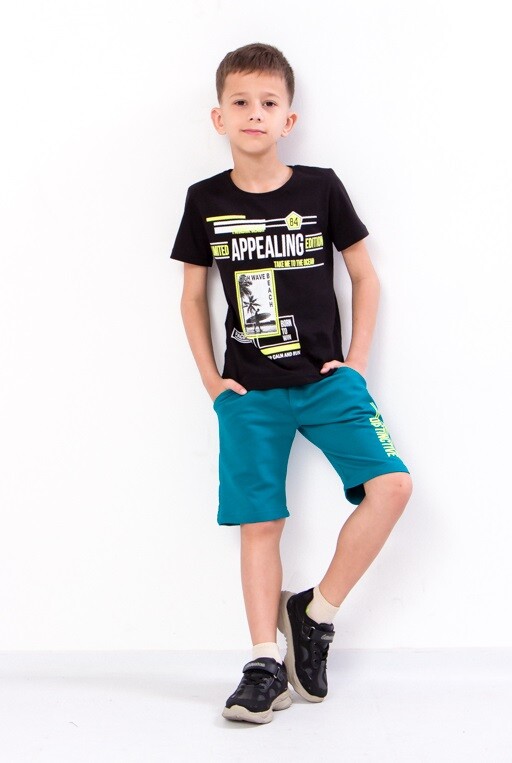 Clothing Set (boys), Summer,  Nosi svoe 6187-057-33-1 (chornyj-morska-khvylia)