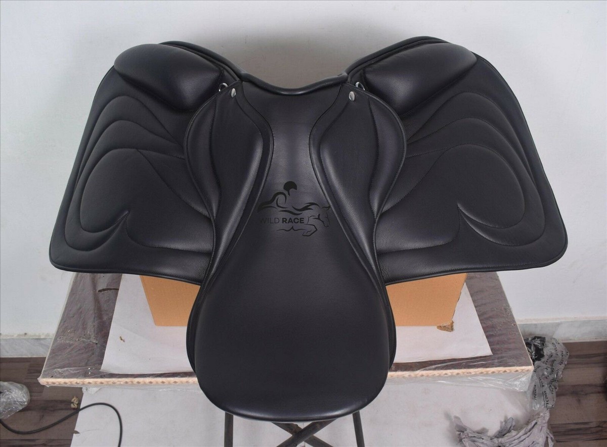 Selle De Saut / Contact étroit WILDRACE En Cuir - Aiguillons