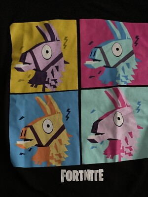 Fortnite Cotton T-Shirt Youth Size XS Loot llama Battle Royale Epic Games