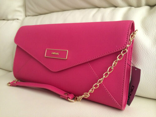 DKNY Pink Womens Hand Bag Purse Saffiano Leather NEW - Bild 1 von 4