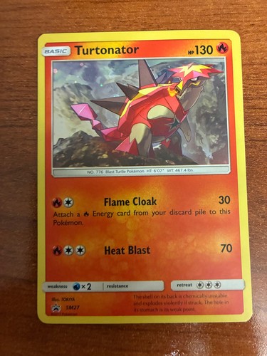 Turtonator - SM27 Holo Promo Sun & Moon Promo Pokemon Lightly Played