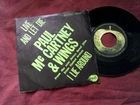 PAUL McCARTNEY & WINGS Live and let die 7" Belgium 1970s POP Rock James Bond