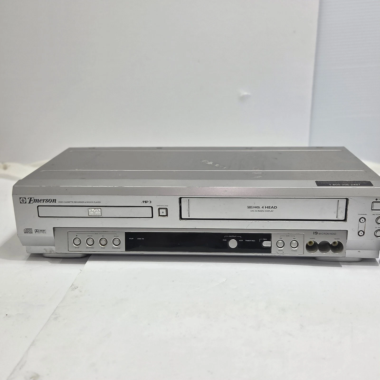 Vintage Emerson EWD2003 DVD/VCR Combo DVD VHS Player Fully Functional No Remote