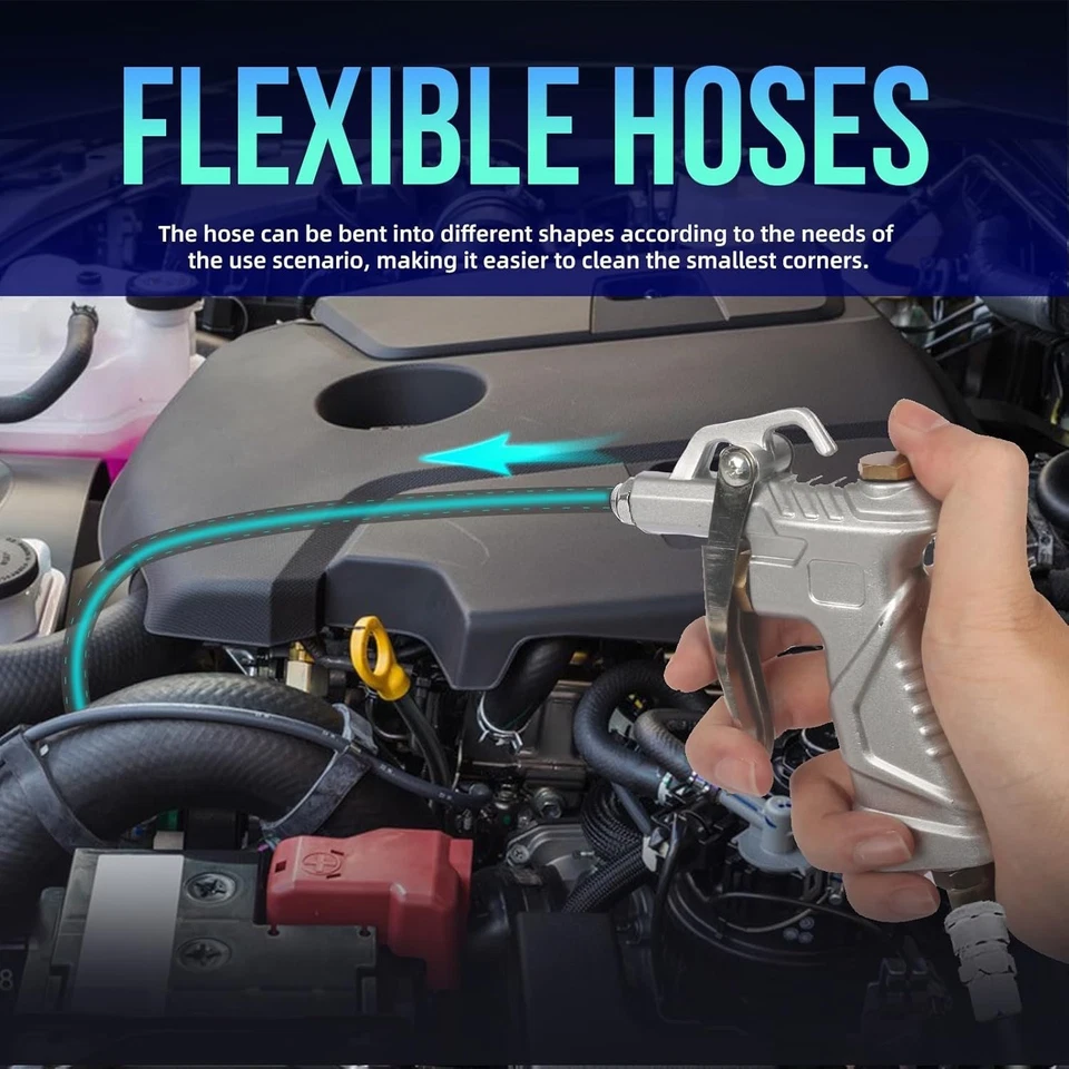 High-Performance Air Blow Gun Set: Nozzle & Extensions for Efficient Cleaning - Image 4 of 4